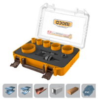 Εικόνα της Ποτηροτρύπανα Bi-Metal Σετ 9 τεμ. 22 - 64mm Ingco