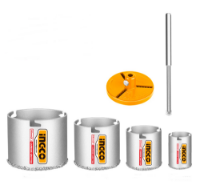 Εικόνα της Ποτηροτρύπανα Μπετού - Τούβλου Σετ 6 τεμ 33-83mm Ingco